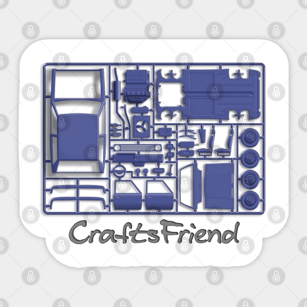 Craftsfriend - Model Car Kit Sticker by GetTheCar